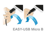 DeLOCK 83854 USB-kabel USB 2.0 3 m USB A Micro-USB B Sort