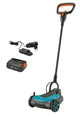 Gardena HandyMower Skubbe plæneklipper Batteri Sort, Blå, Orange