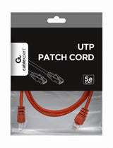 Gembird PP12-2M/R netværkskabel Rød Cat5e U/UTP (UTP)