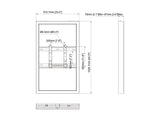 Multibrackets 1102 kabinet til skiltedisplay