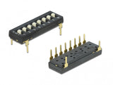 DeLOCK 66306 tilbehør til printkort (PCB) DIP-kontakt 2 stk