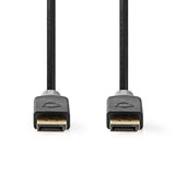 Nedis CCBW37014AT30 DisplayPort kabel 3 m Anthracit, Grå