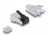 DeLOCK 66906 kabelsamler RJ-45 Sort, Metallic, Transparent