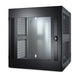 APC NetShelter WX Wall-Mount Enclosure 13U Glass Door Black Vægmonteret stativ Sort