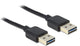 DeLOCK 1m USB 2.0 A USB-kabel USB A 0,48 Gbit/sek. Sort