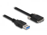 DeLOCK 87801 USB-kabel USB 3.2 Gen 1 (3.1 Gen 1) 3 m USB A Micro-USB B 5 Gbit/sek. Sort