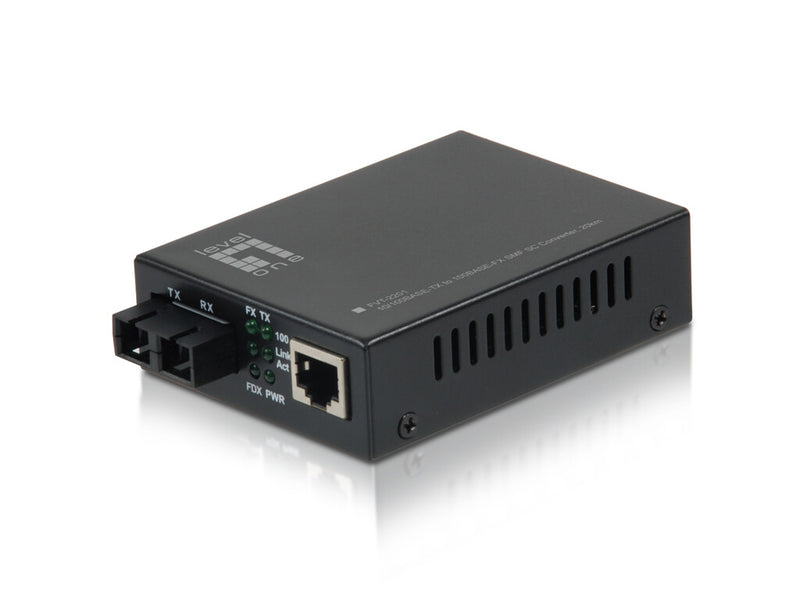 LevelOne FVT-2201 netværksomformer til medie 100 Mbit/s 1310 nm Enkeltilstand Sort
