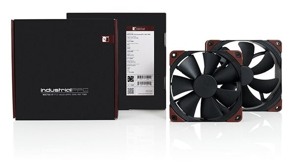 Noctua NF-F12 IndustrialIPPC-2000 Computerkabinet Ventilator 12 cm Sort, Brun