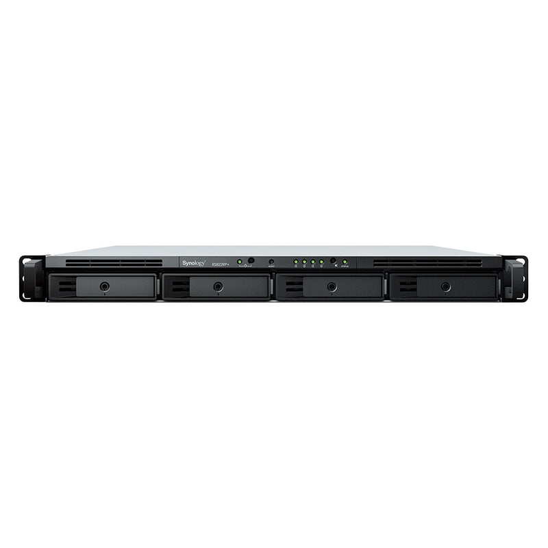 Synology RackStation RS822RP+ NAS & lagringsserver Stativ (1U) Ryzen Embedded V1500B 2 GB DDR4 0 TB DiskStation Manager Grå