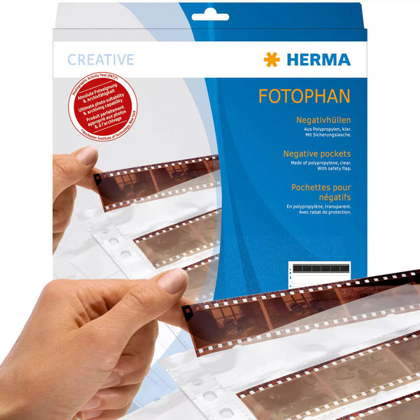 HERMA 7769 opbevaring af billednegativ & slide Negativ lagringsside 100 Sider