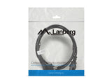 Lanberg CA-C13C-10CC-0018-BK el-ledning Sort 1,8 m C13 forbinder CEE7/7