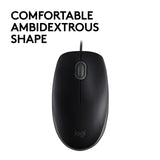 Logitech M110 Silent mus Kontor Ambidextrous USB Type-A Optisk 1000 dpi