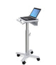 Ergotron StyleView Laptop Cart, SV10 Aluminium, Hvid Multimedie kurv
