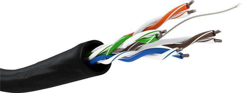 Goobay 57198 netværkskabel Sort 100 m Cat5e U/UTP (UTP)