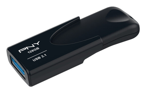 PNY Attache 4 USB-nøgle 128 GB USB Type-A 3.2 Gen 1 (3.1 Gen 1) Sort