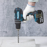 Makita DHP482RFX9 Akku-Schlagbohrschrauber 18V 1900 rpm Nøglefri 1,5 kg Sort, Grøn