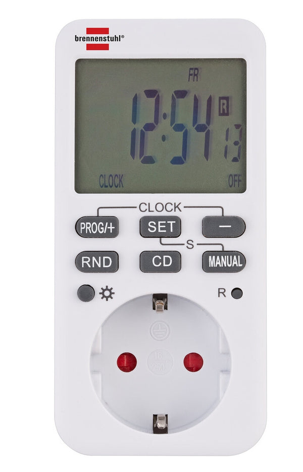 Brennenstuhl 1506320 elektronisk tæller Hvid Ugentlig timer