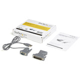 StarTech.com ICUSB232DB25 serielkabel Grå 0,9 m USB Type-A DB-9
