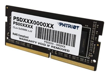 Patriot Memory Signature Line PSD432G32002S hukommelsesmodul 32 GB 1 x 32 GB DDR4 260-pin SO-DIMM