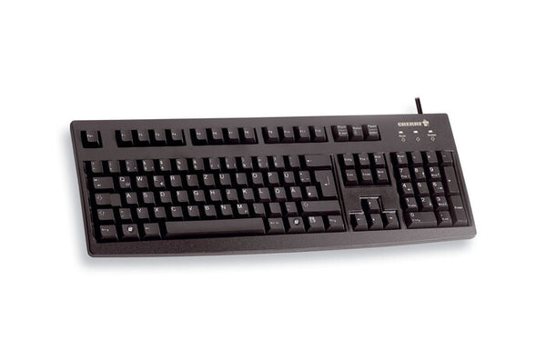 CHERRY G83-6104 tastatur Universel USB QWERTY US engelsk Sort
