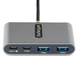 StarTech.com 5G2A2CPDB-USB-C-HUB interface hub USB 3.2 Gen 1 (3.1 Gen 1) Type-C 5000 Mbit/s Grå