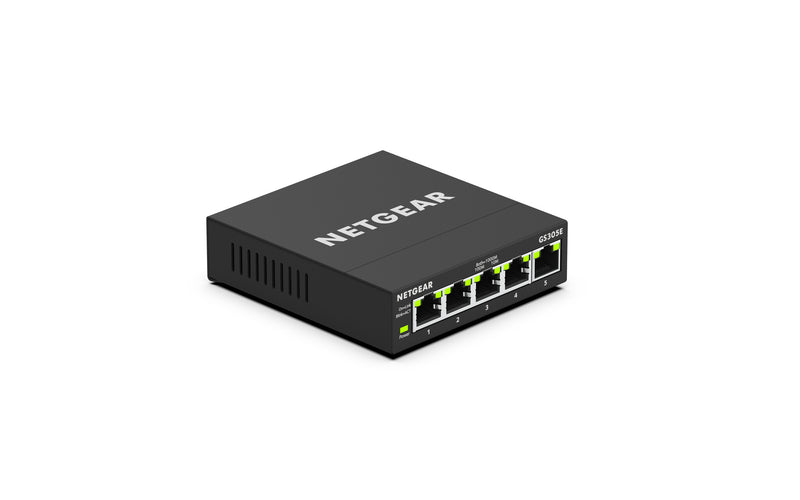 NETGEAR GS305E Administreret Gigabit Ethernet (10/100/1000) Sort