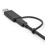 StarTech.com USBCCADP USB-kabel USB 3.2 Gen 2 (3.1 Gen 2) 1 m USB C 10 Gbit/sek. 100 W Sort