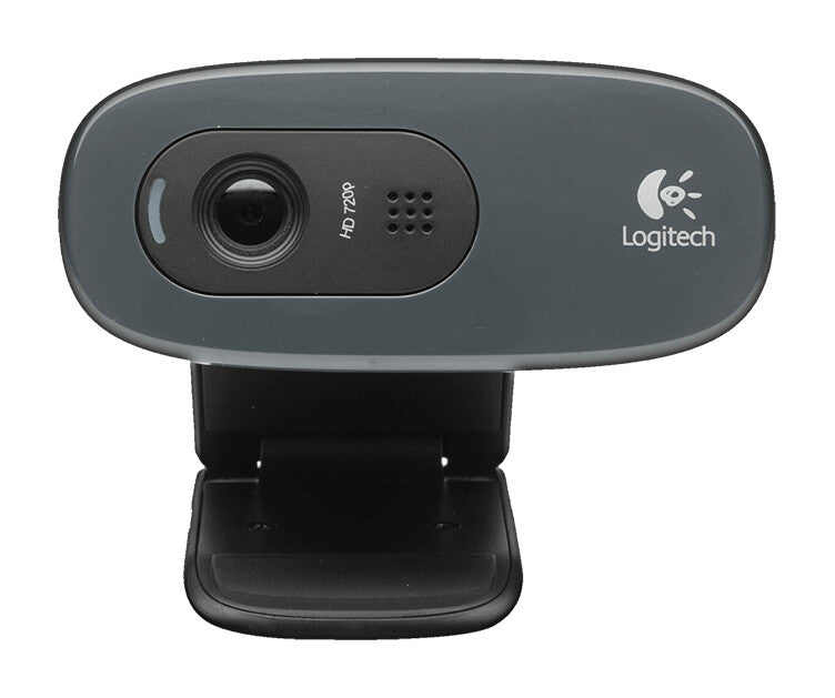 Logitech HD C270 webcam 3 MP 1280 x 720 pixel USB 2.0 Sort, Grå