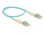 DeLOCK 86549 InfiniBand og fiberoptisk kabel 0,5 m LC Turkisfarve