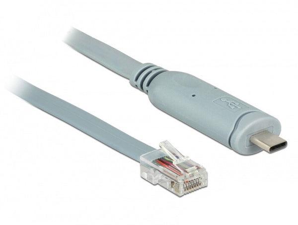 DeLOCK 89892 serielkabel Grå 5 m USB 2.0 Type-A RJ45