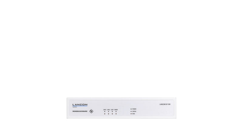 LANCOM R&S Unified Firewall UF-160 firewall (hardware) Desktop 3,55 Gbit/sek.
