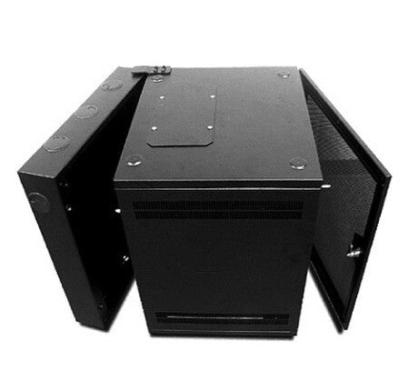 APC NetShelter WX Wall-Mount Enclosure 13U Glass Door Black Vægmonteret stativ Sort
