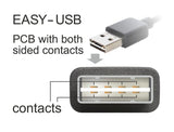 DeLOCK 83857 USB-kabel USB 2.0 3 m USB A Micro-USB B Sort