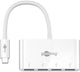 Goobay 66274 dockingstation Ledningsført USB 3.2 Gen 1 (3.1 Gen 1) Type-C Hvid