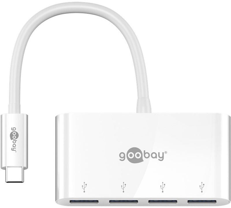 Goobay 66274 dockingstation Ledningsført USB 3.2 Gen 1 (3.1 Gen 1) Type-C Hvid