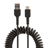 StarTech.com R2ACC-1M-USB-CABLE USB-kabel USB 2.0 USB A USB C 0,48 Gbit/sek. Sort