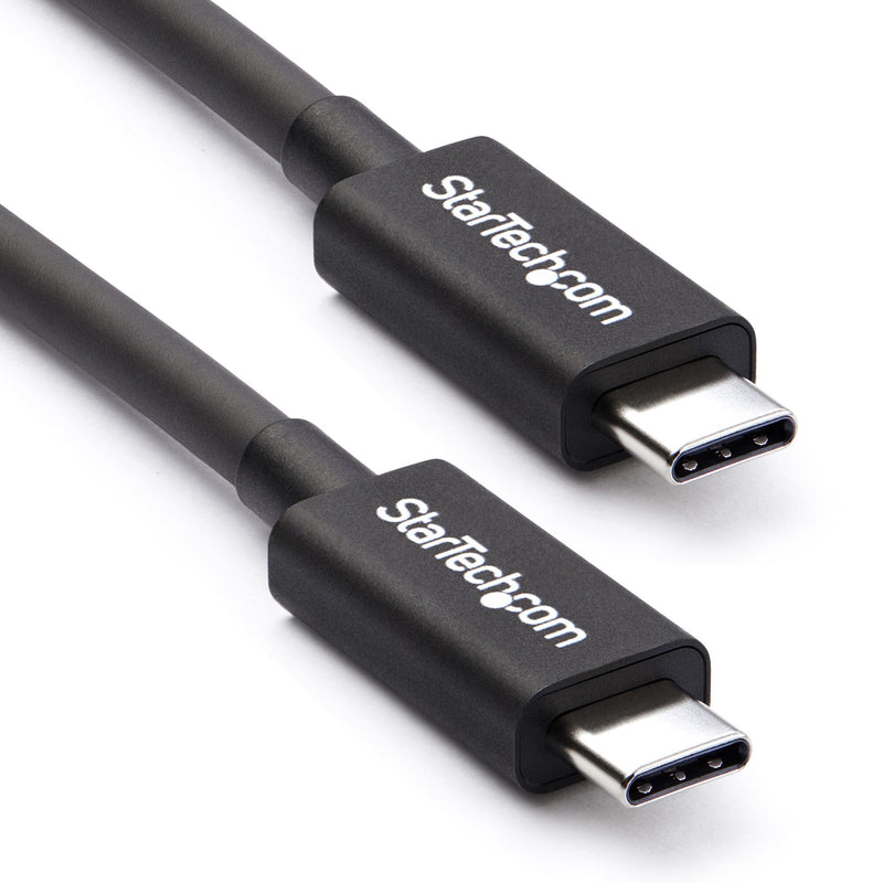 StarTech.com TBLT34MM50CM Thunderbolt kabel 0,5 m 40 Gbit/sek. Sort