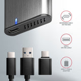 Axagon EEM2-SG2 drevkabinet SSD kabinet Grå M.2