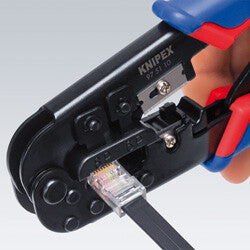 Knipex 97 51 10 kabelklipper Krympeværktøj Sort, Blå, Rød