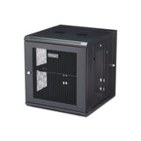StarTech.com RK1224WALHM stativ 12U Vægmonteret stativ Sort