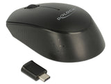 DeLOCK 12526 mus Kontor Ambidextrous RF trådløst Optisk 1000 dpi