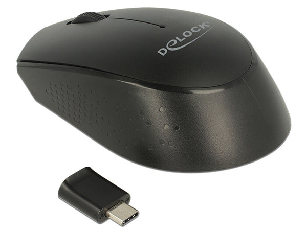 DeLOCK 12526 mus Kontor Ambidextrous RF trådløst Optisk 1000 dpi