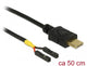 DeLOCK 85473 USB-kabel 0,5 m USB C Sort