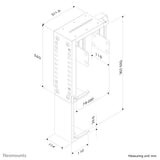 Neomounts CPU-D100BLACK CPU holder Skrivebordsmonteret CPU-holder Sort