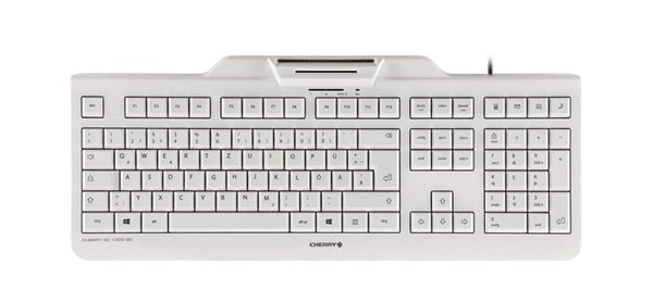CHERRY KC 1000 SC tastatur Kontor USB QWERTY UK engelsk Grå