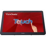 Viewsonic TD2430 computerskærm 59,9 cm (23.6") 1920 x 1080 pixel Fuld HD LCD Berøringsskærm Multibruger Sort