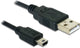 DeLOCK 82311 USB-kabel USB 2.0 3 m USB A Mini-USB B 0,48 Gbit/sek. Sort