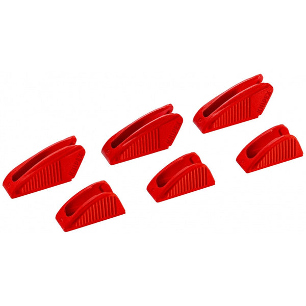 Knipex 86 09 250 V01 reservedel og tilbehør til rørtang Rød Plast 6 stk