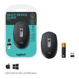 Logitech M590 Multi-Device Silent mus Kontor Højre hånd RF trådløs + Bluetooth Optisk 1000 dpi