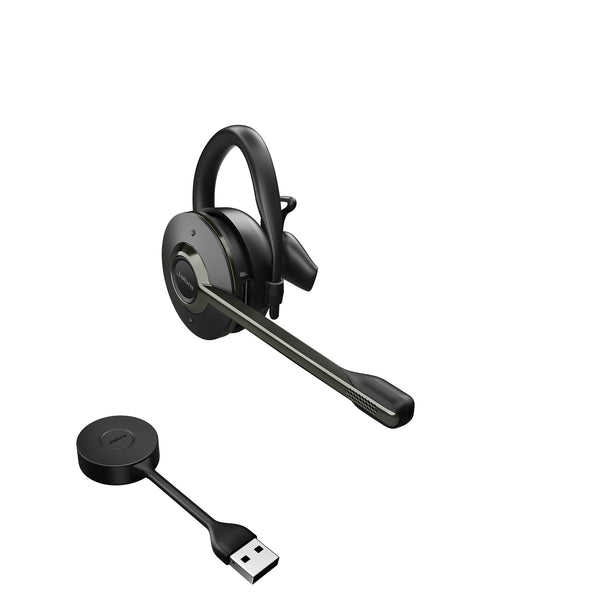 Jabra Engage 55 Headset Trådløs Ørekrog Kontor/Callcenter Sort, Titanium